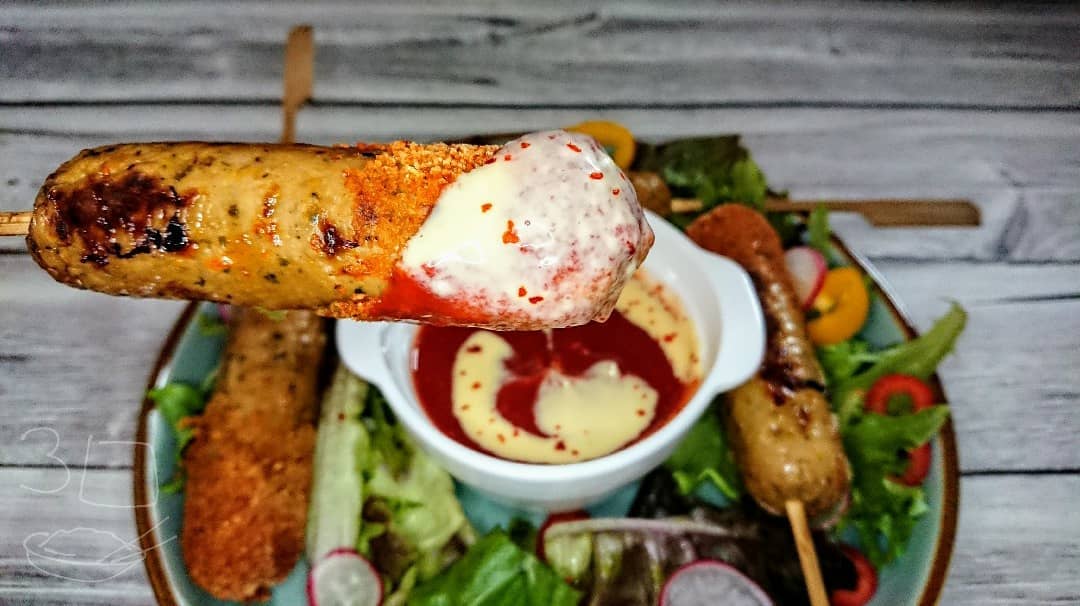 Spicy Lincolnshire Sausage Skewers with Sweet Chilli Glaze