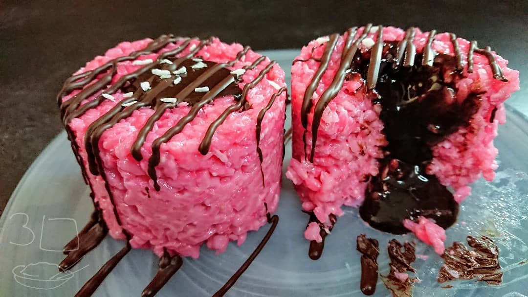 Raspberry Ruffle Rice Pudding