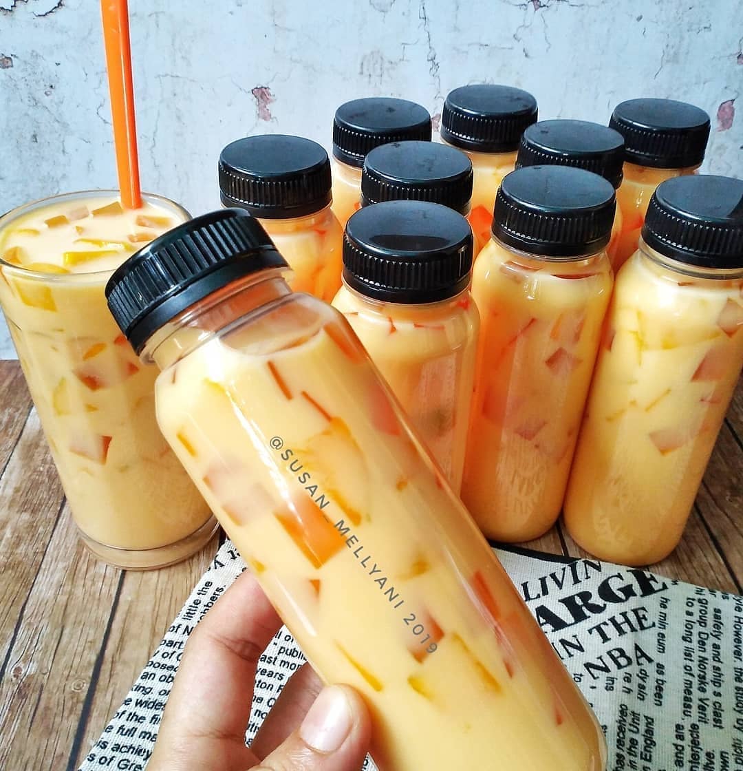 Mango Jelly Ice Drink