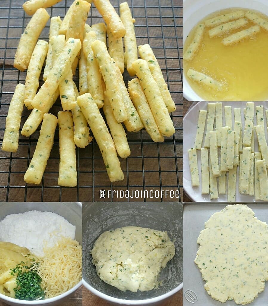 Crispy Cheese Potato Sticks