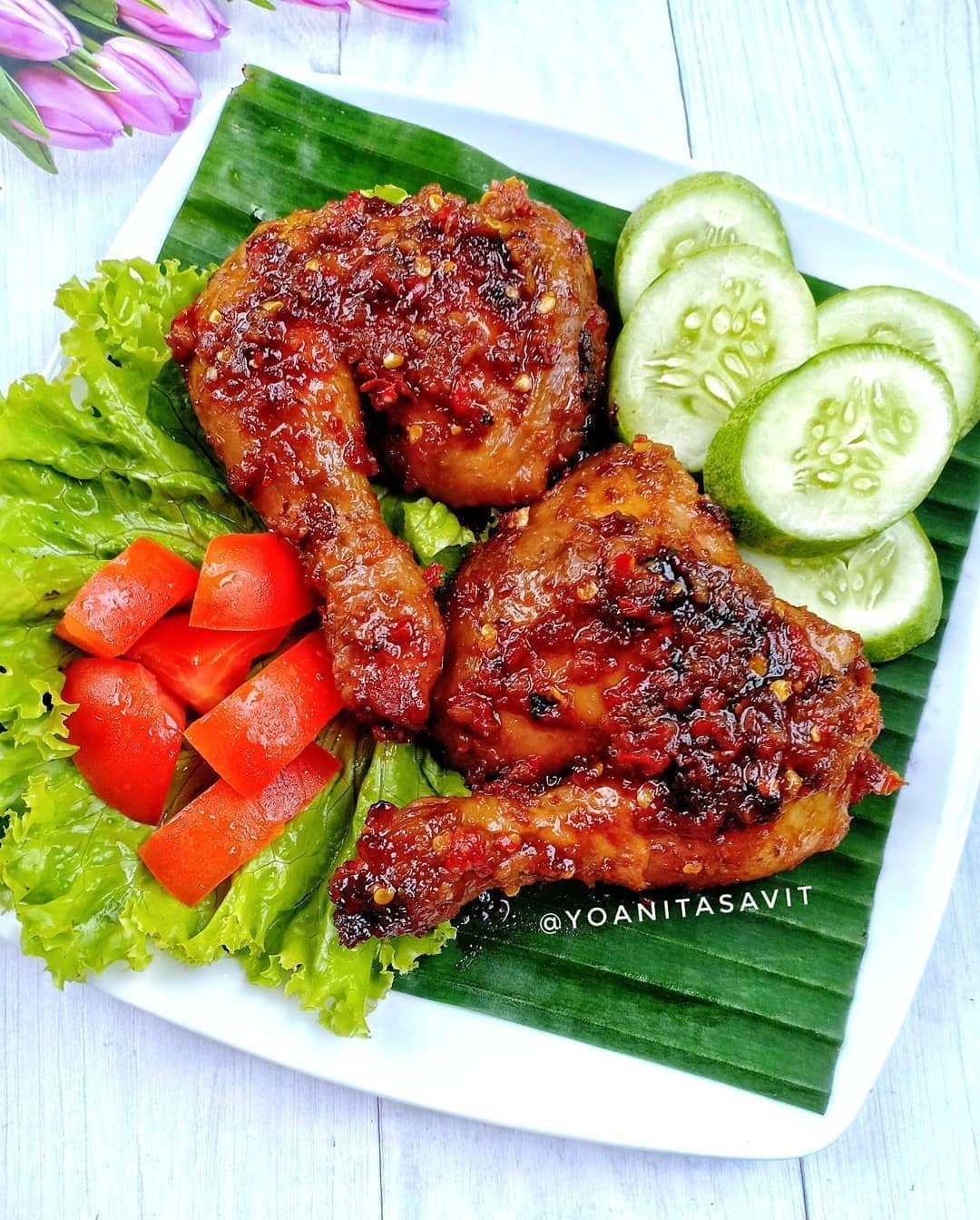 Grilled Chicken with Rujak Spice