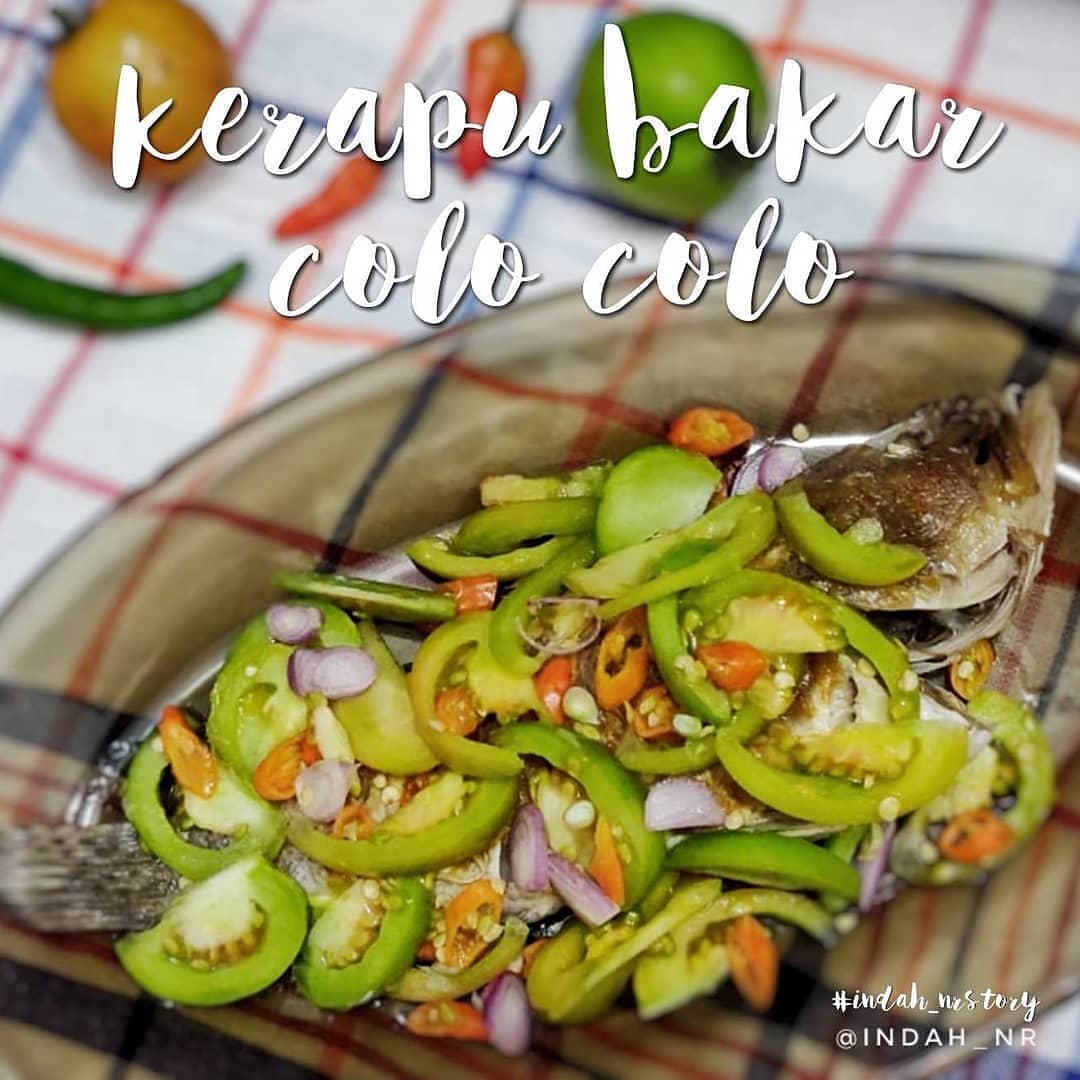 Grilled Grouper with Colo-Colo Sauce