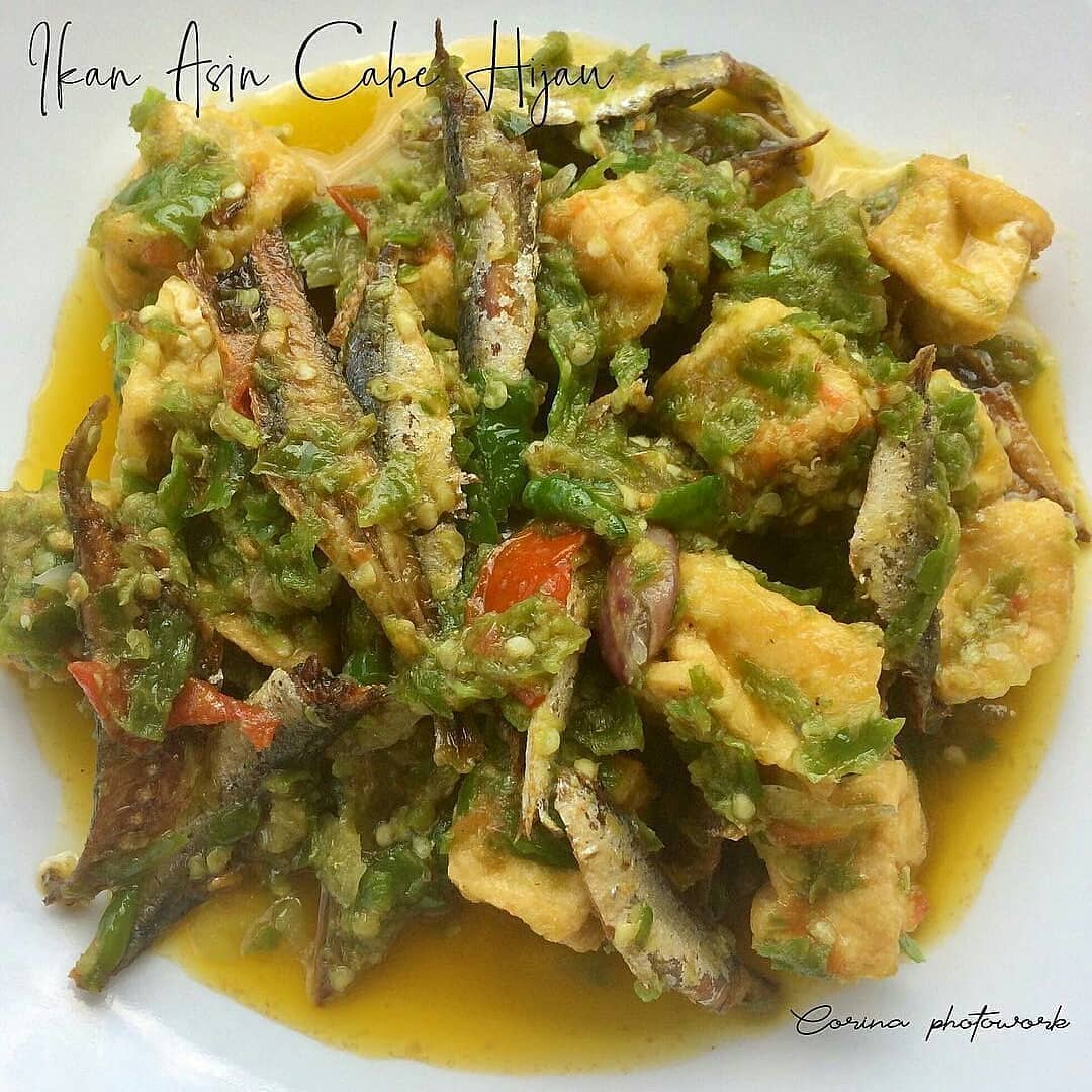 Green Chili Salted Fish Sambal