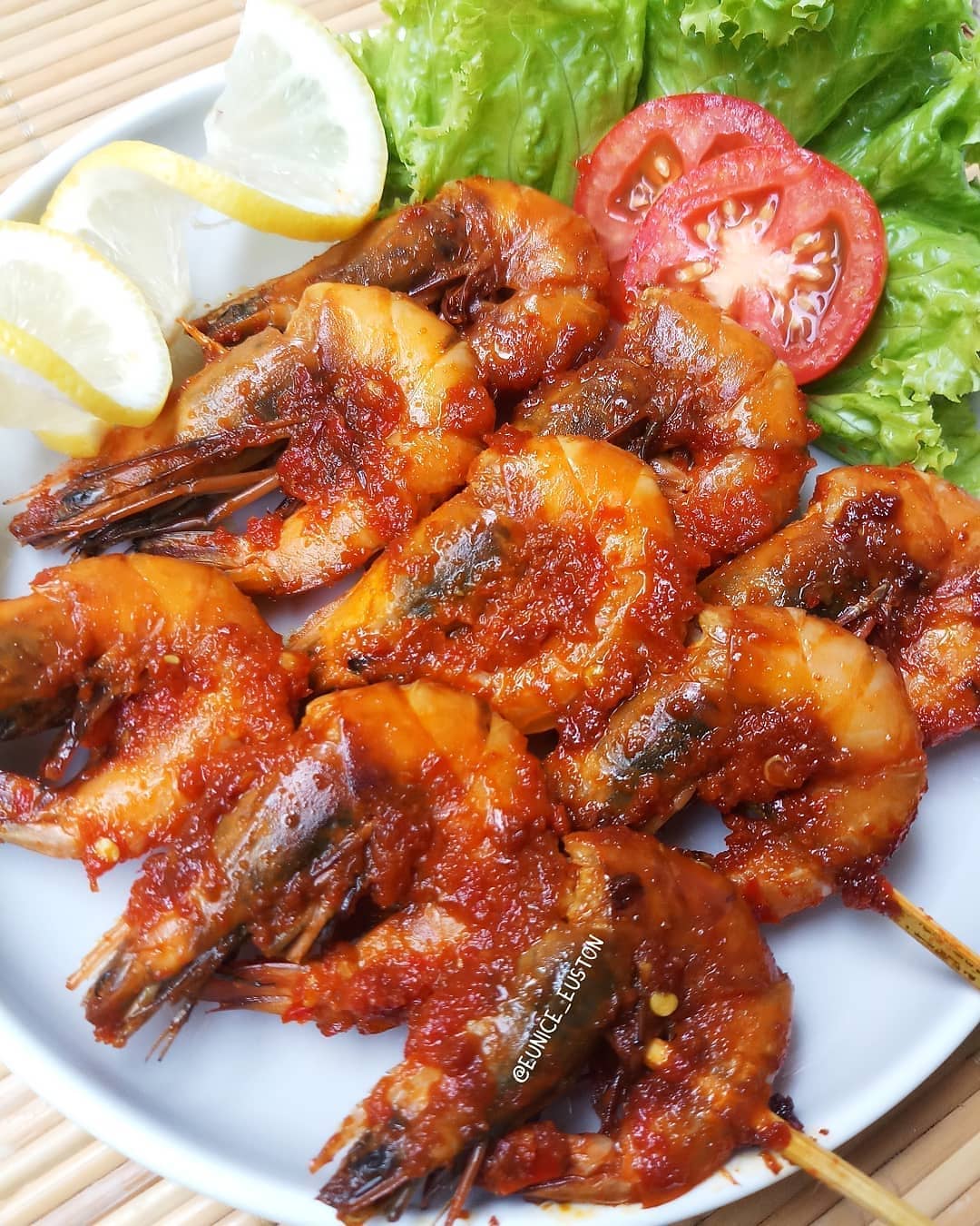 Spicy Indonesian Shrimp Satay