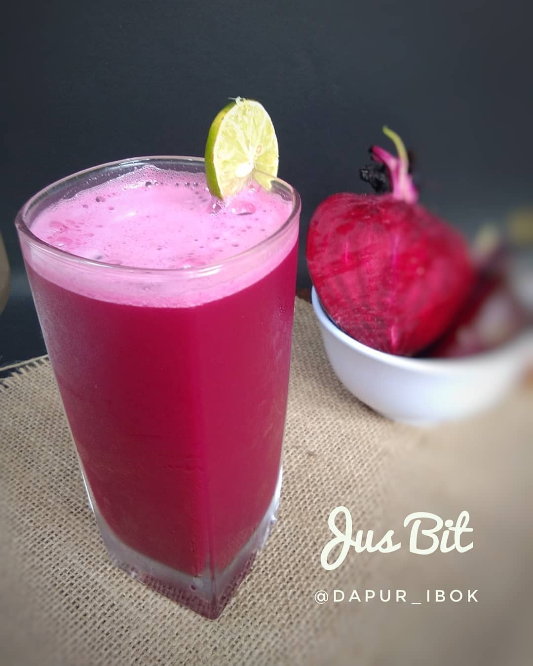 Beet Juice with Condensed Milk
