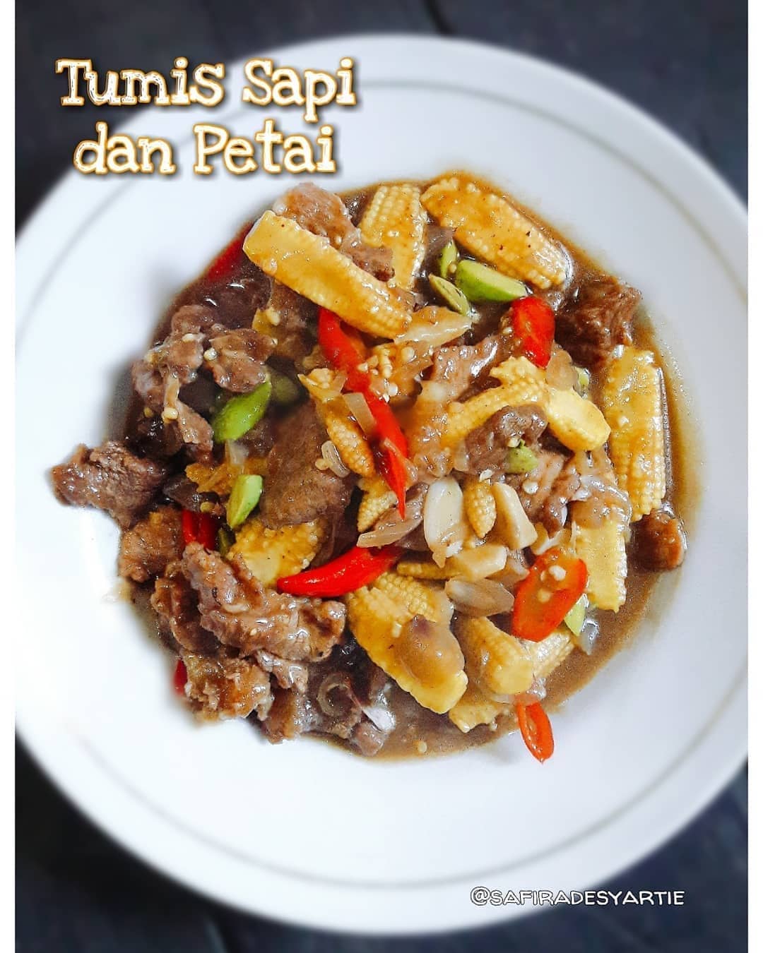 Beef and Petai Stir-Fry