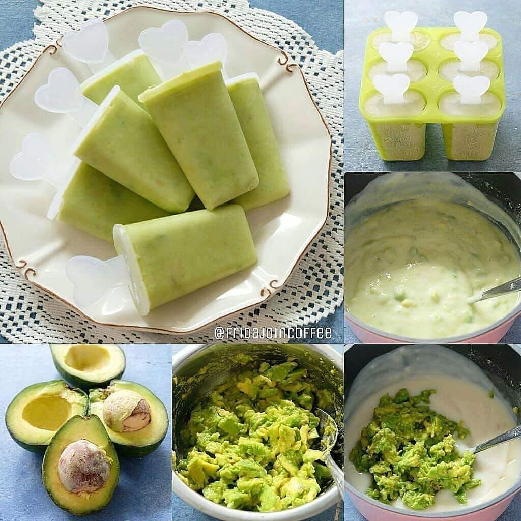 Avocado Milk Ice Pops