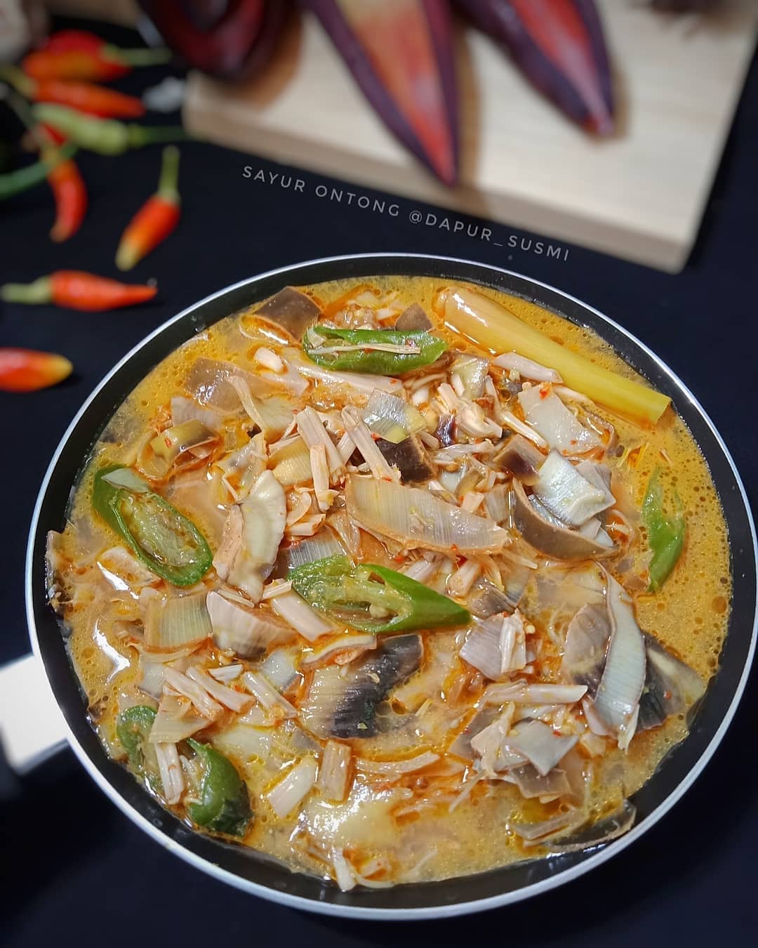 Indonesian Banana Blossom Stew