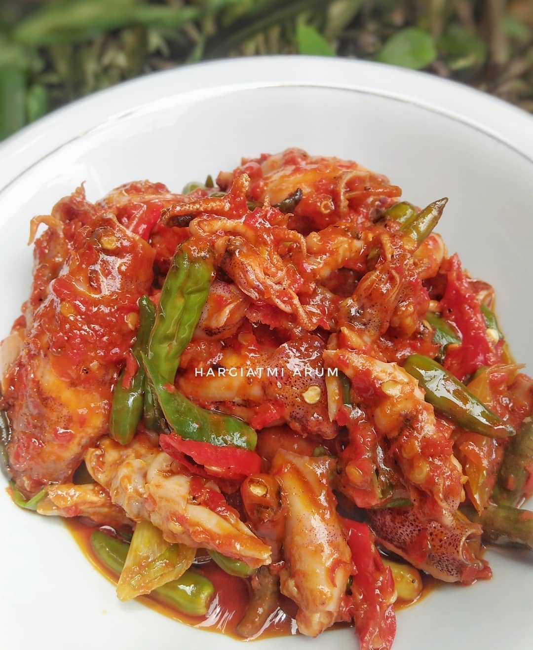 Spicy Salted Squid Stir-Fry
