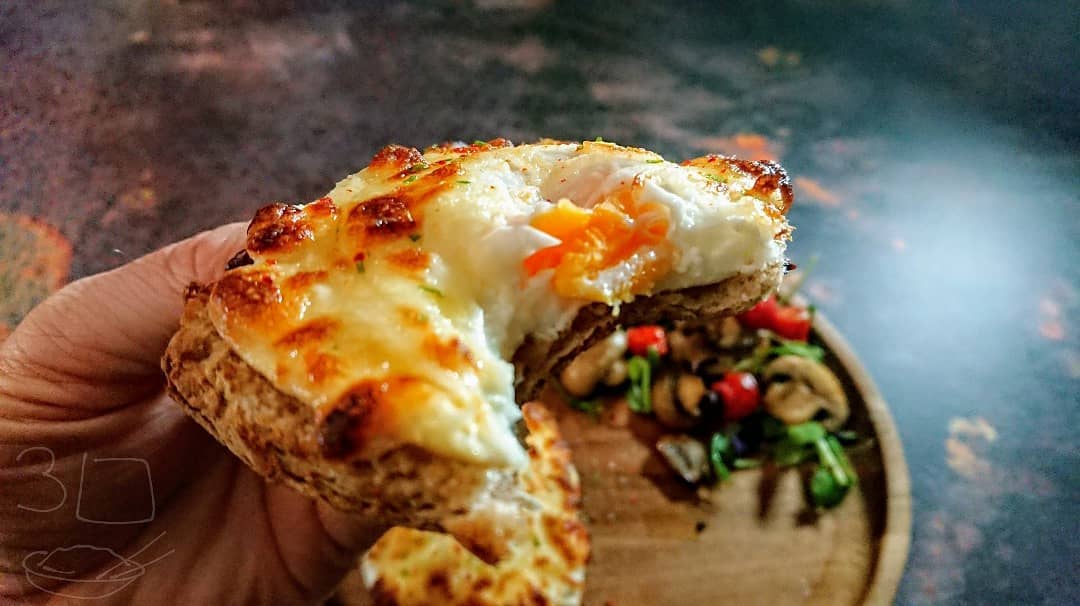 Eggs and Cheese on Toast