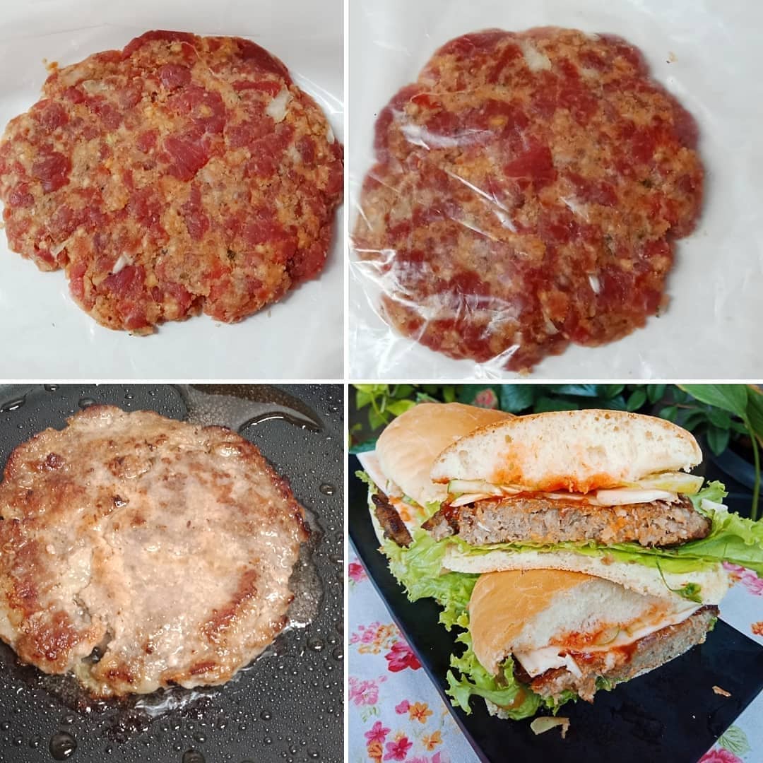 Homemade Beef Burger Patty