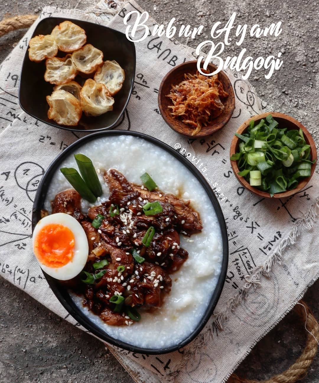 Bulgogi-Infused Chicken Rice Porridge