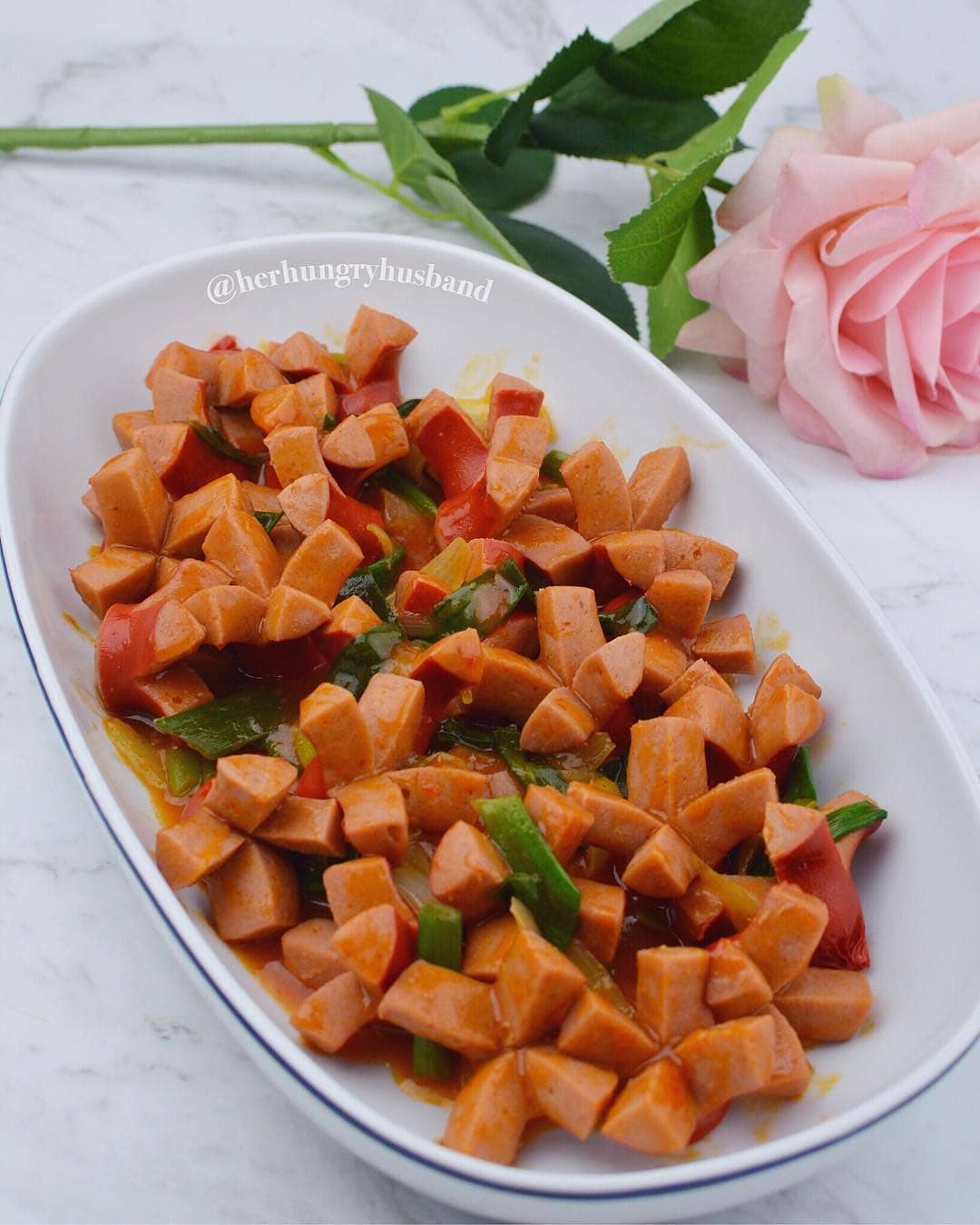 Sour and Spicy Sausage Stir-Fry