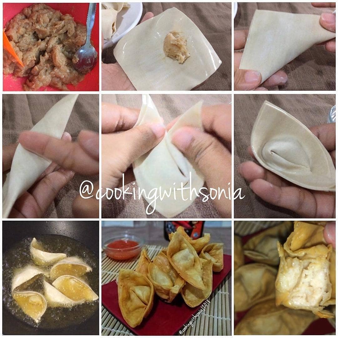Crispy Fried Chicken Wontons