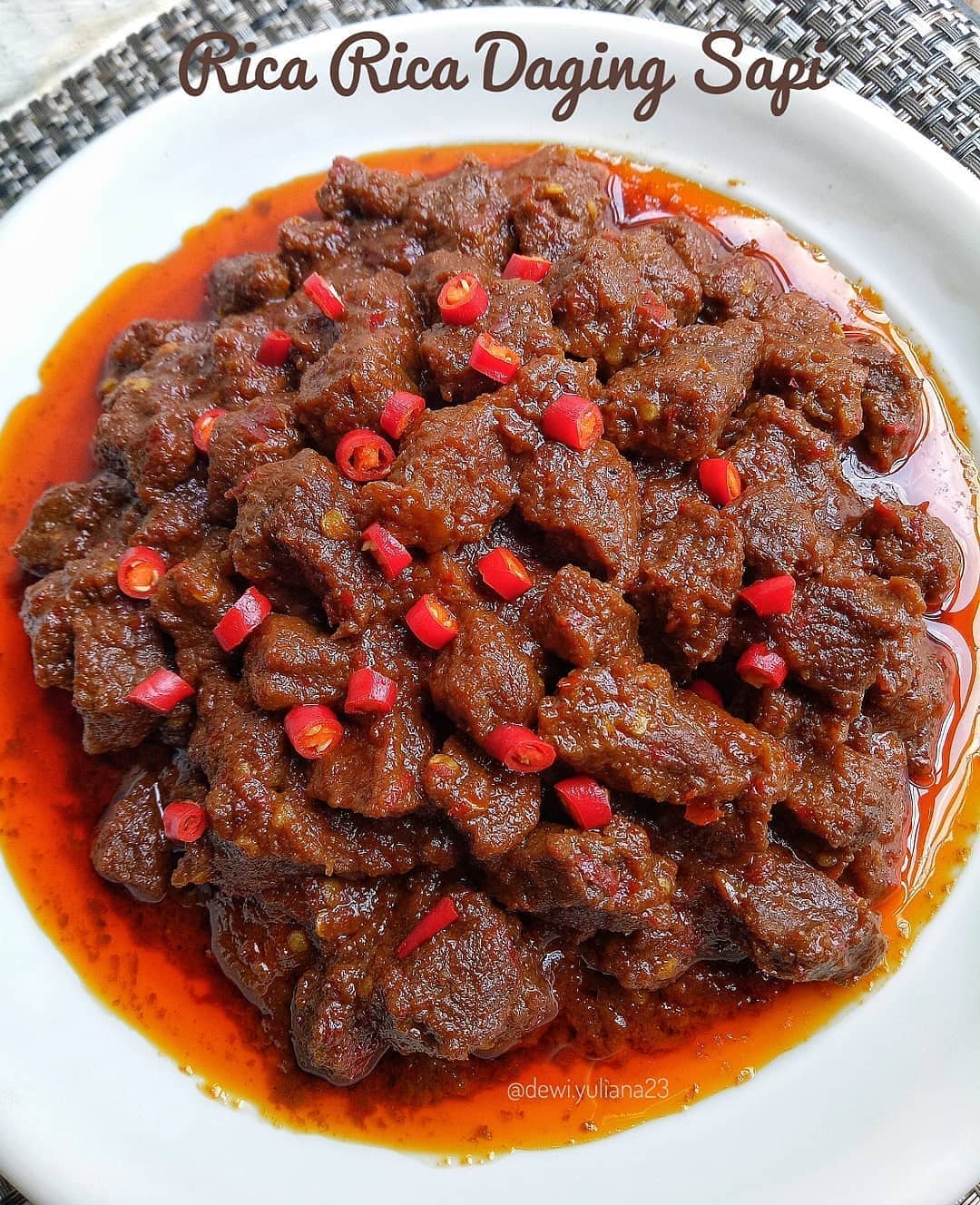 Spicy Indonesian Beef Rica-Rica
