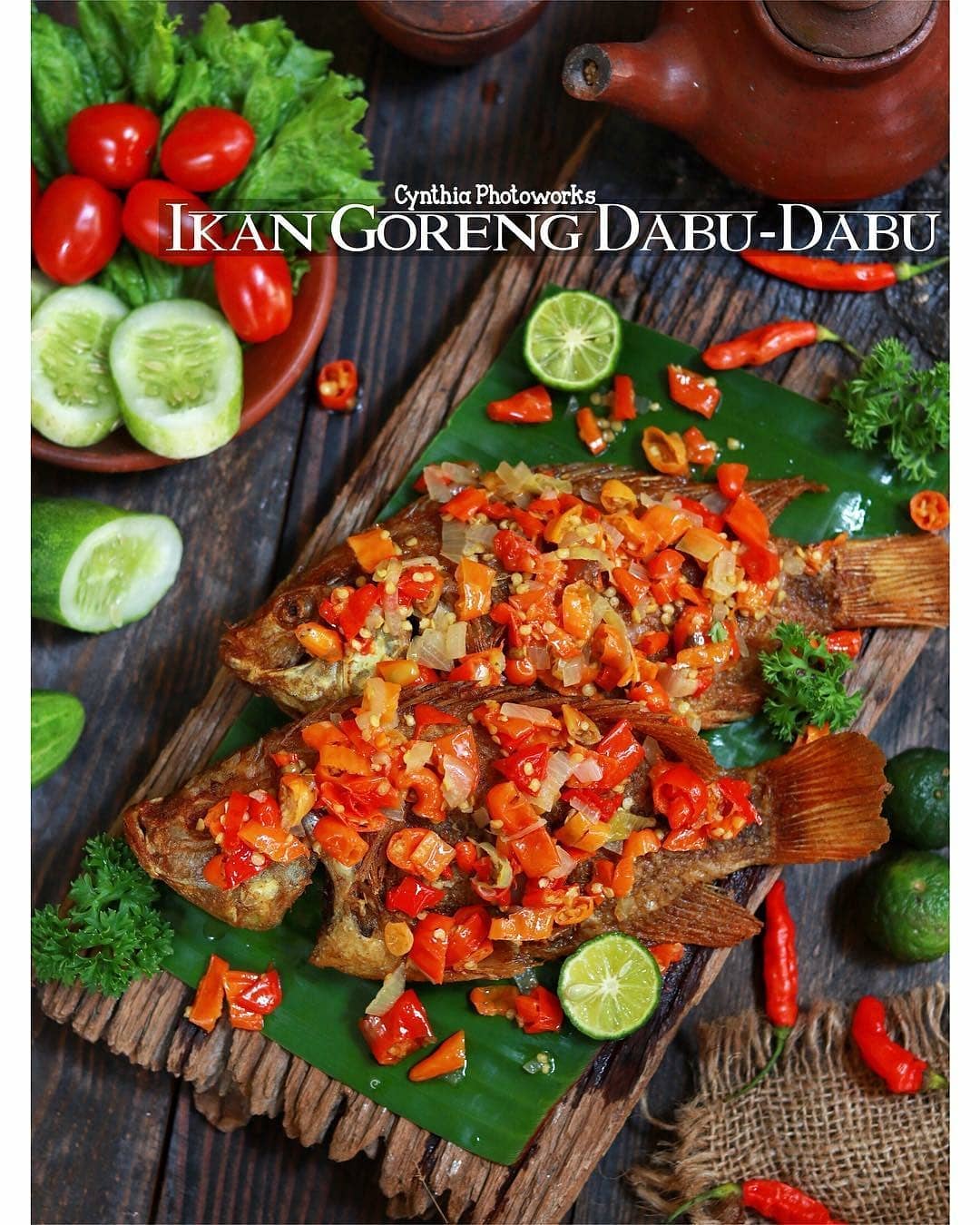 Fried Fish with Dabu-Dabu Sauce