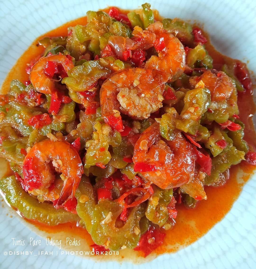 Spicy Stir-Fried Bitter Melon with Shrimp