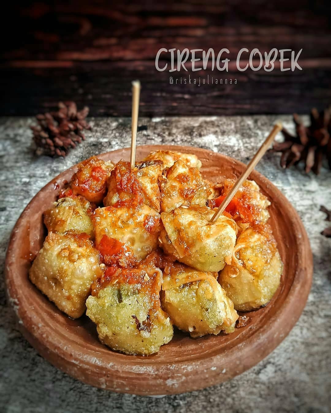 Fried Tofu and Tapioca Fritters with Spicy Dip