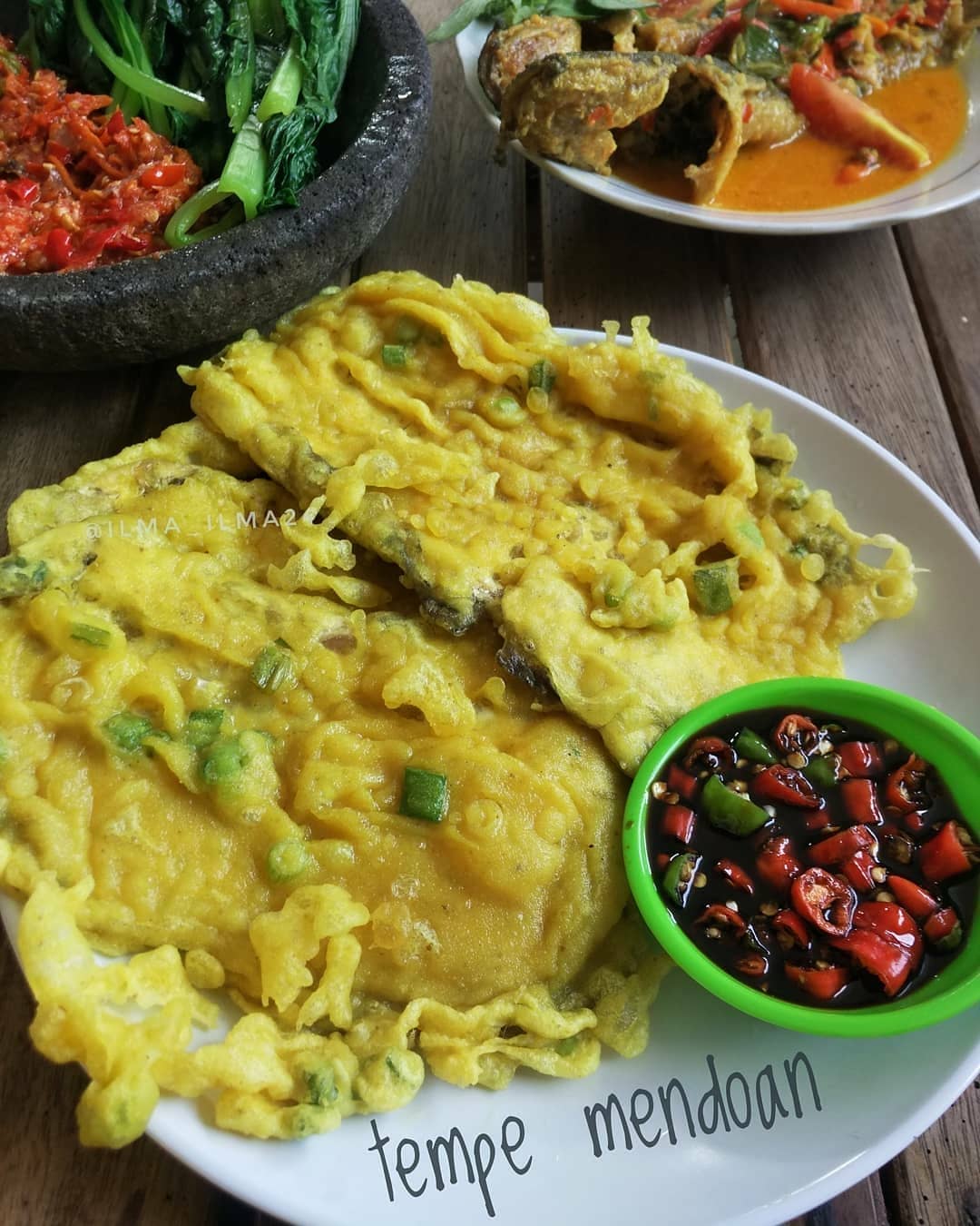 Indonesian Fried Tempe Mendoan