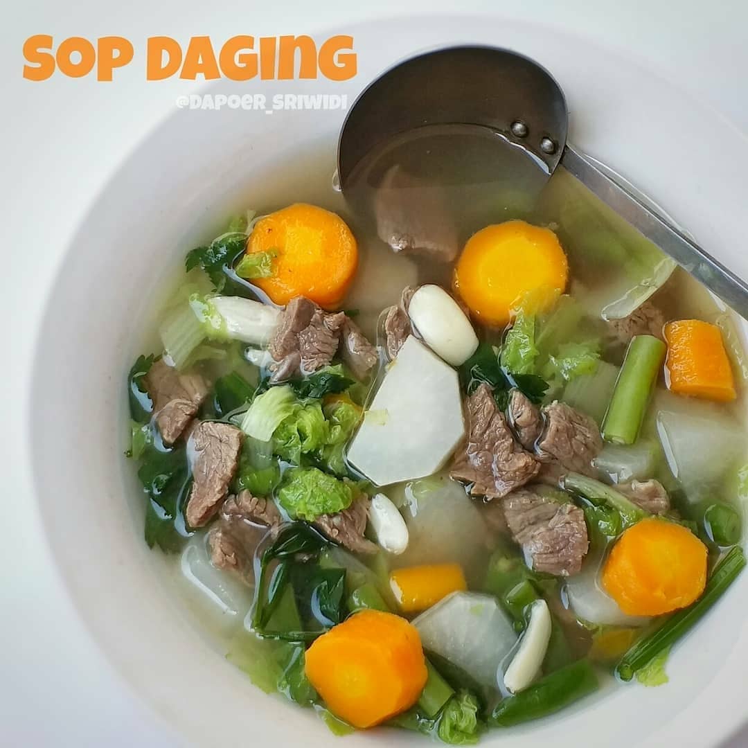 Traditional Indonesian Beef Soup