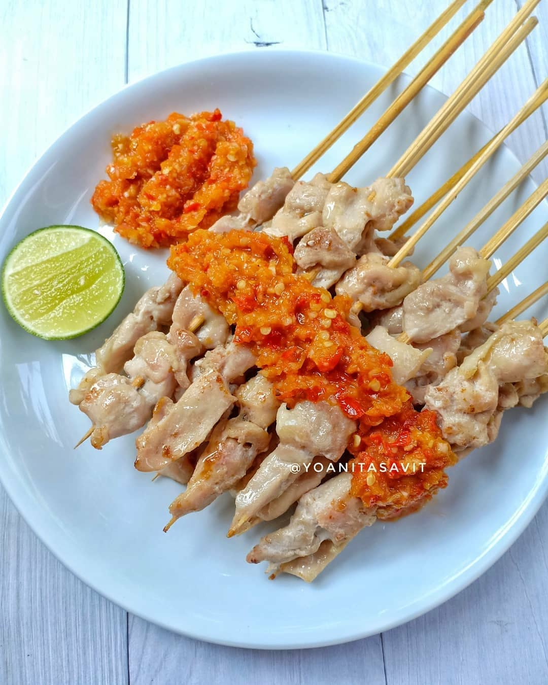 Indonesian Grilled Chicken Satay