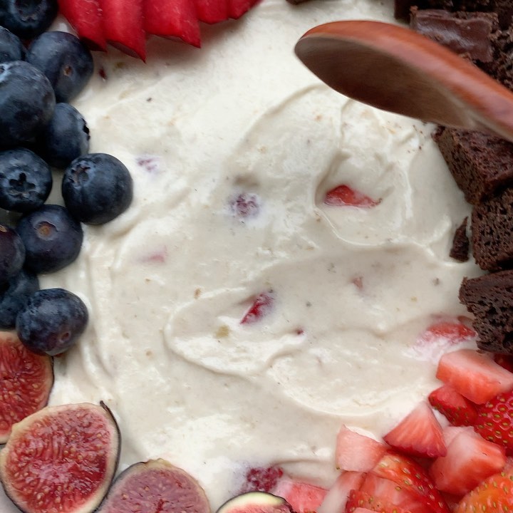 Brownie Berry Nice Cream for Breakfast