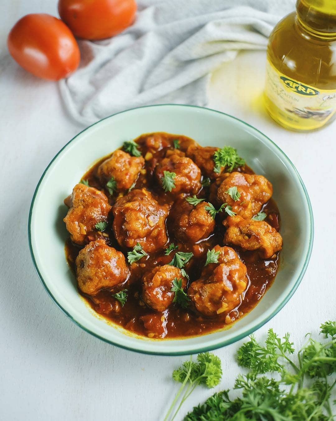 Chicken Meatball in Tomato Sauce