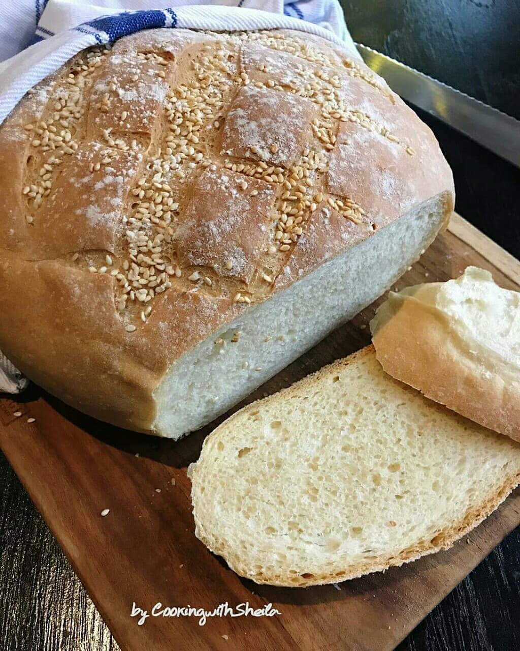Homemade Crusty White Bread