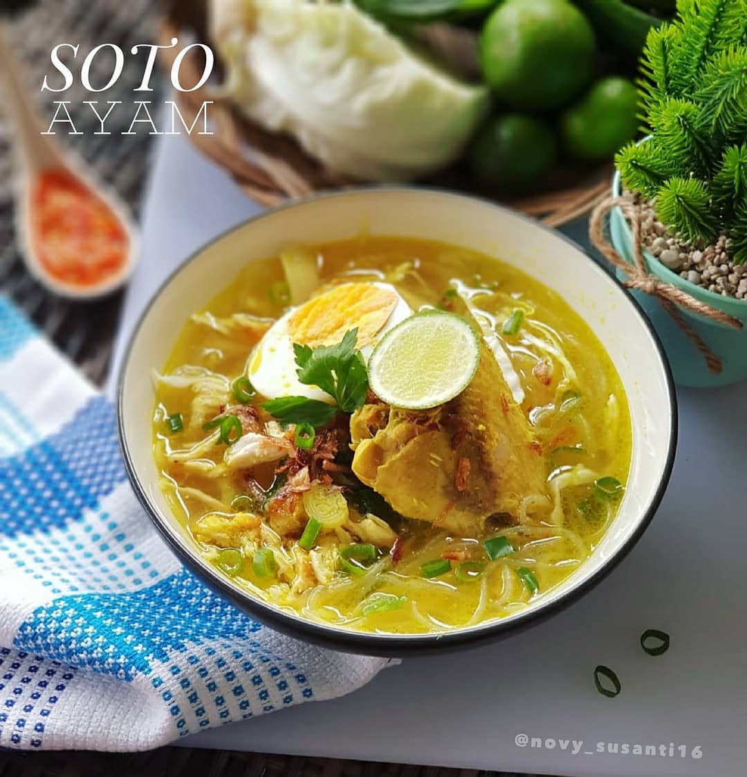 Indonesian Chicken Soto Soup