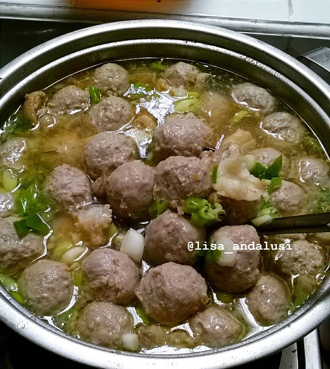 Indonesian Beef Meatball Soup
