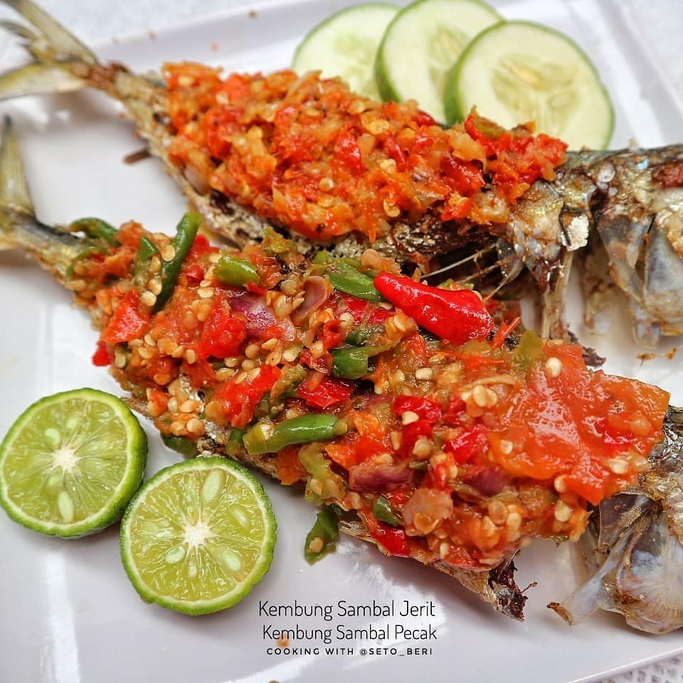 Spicy Sambal Jerit and Pecak with Fish