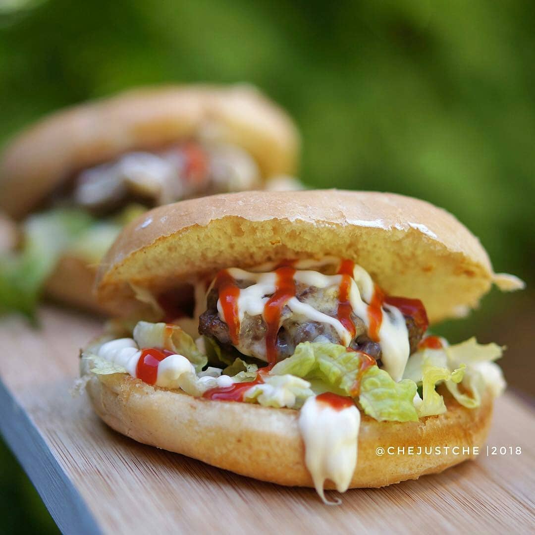 Simple Homemade Beef Burger