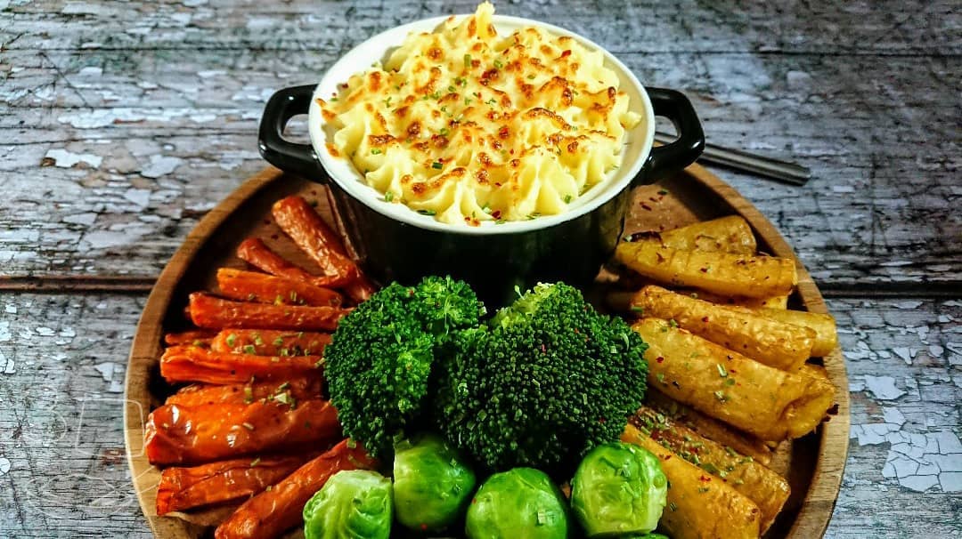 Veggie Cottage Pie with Vegetables