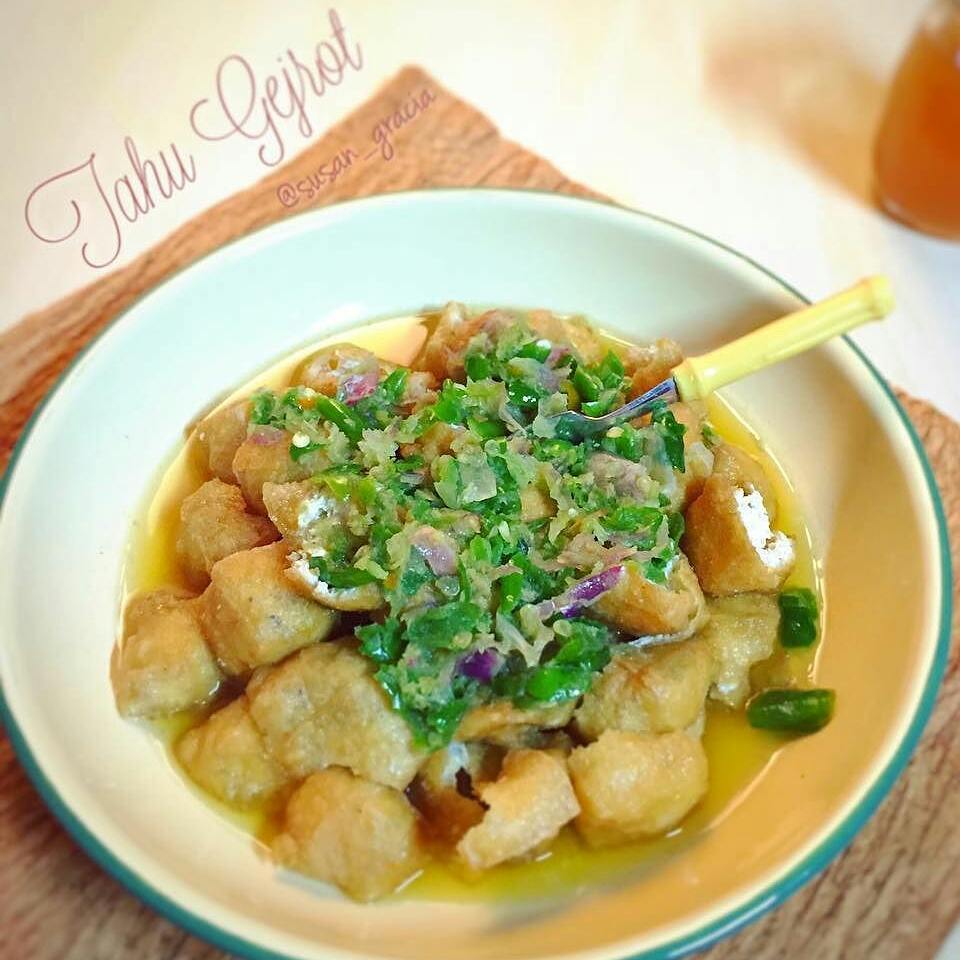 Spicy Tahu Gejrot Indonesian Snack