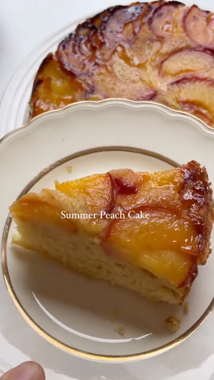 Peach Upside Down Cake