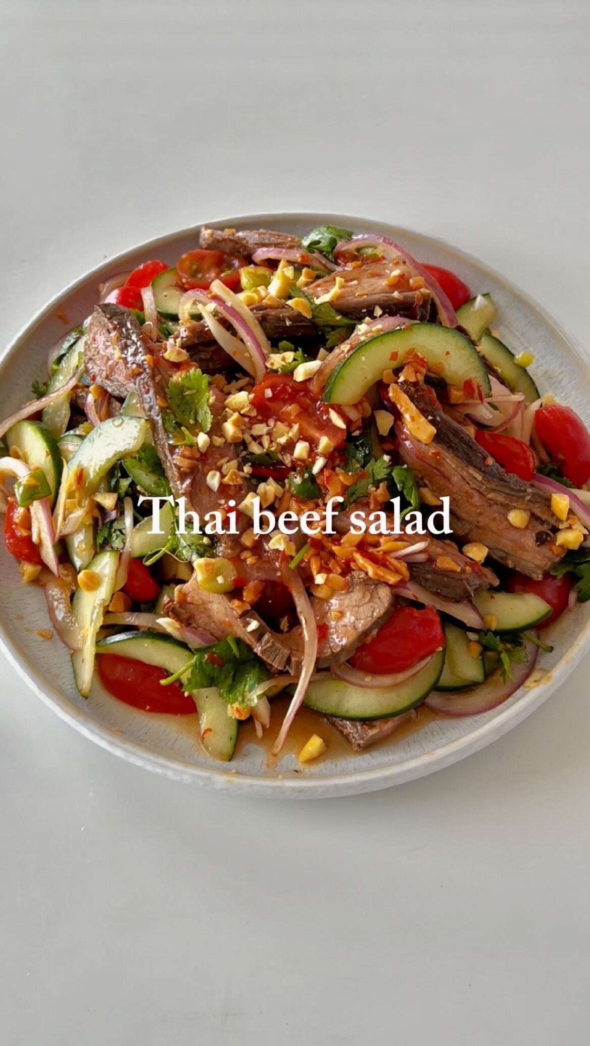Thai Beef Salad with Hanger Steak