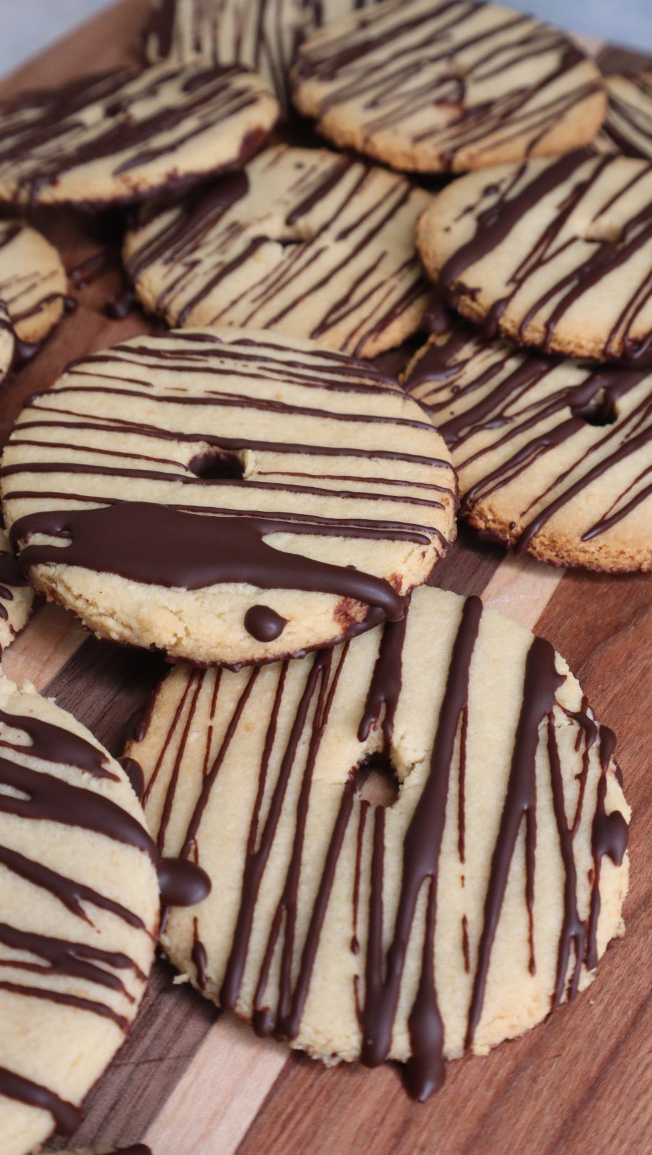 Healthy Copycat Fudge Stripe Cookies