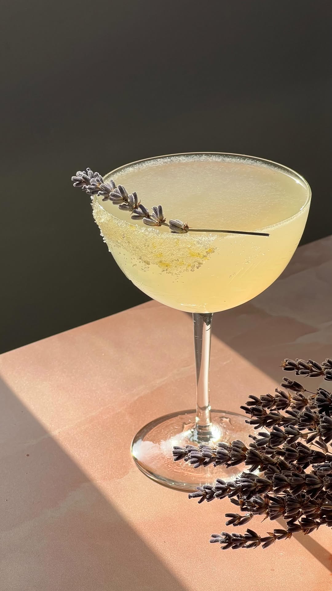 Lavender Lemon Drop Cocktail