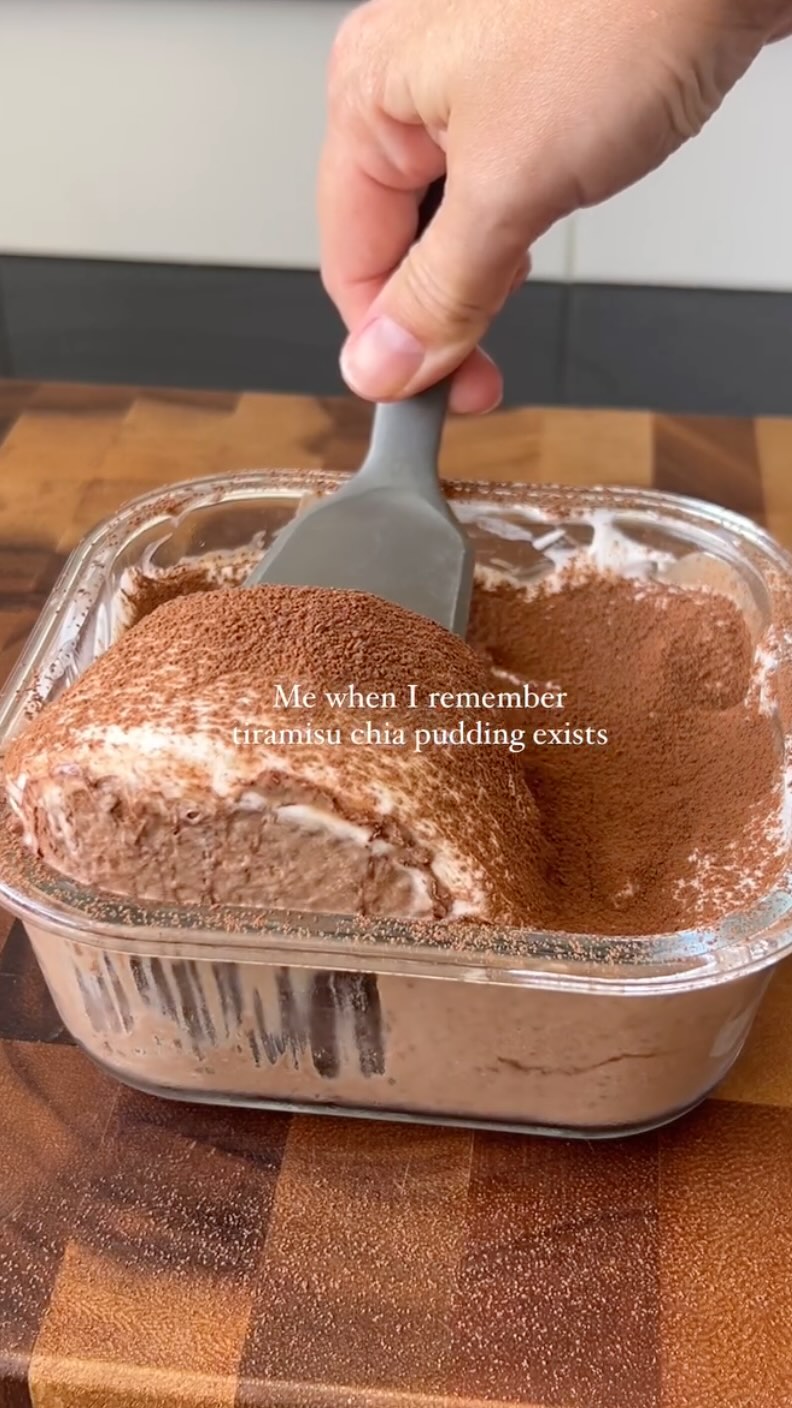 Tiramisu Chia Pudding Breakfast