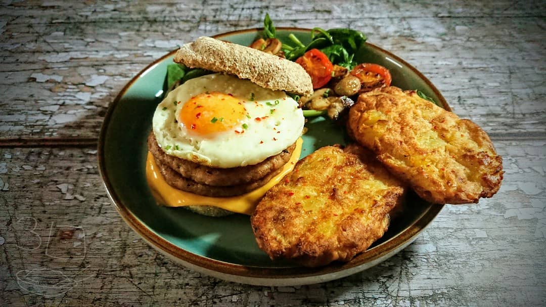 Double Sausage and Egg Mcmuffin Fakeaway