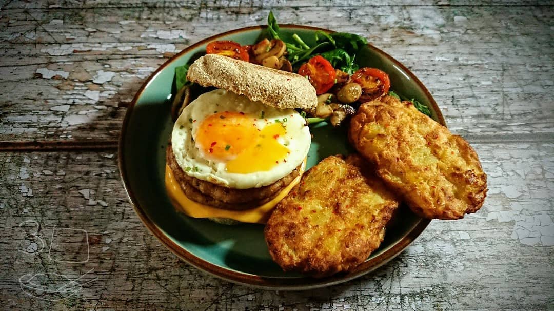 Double Sausage and Egg Mcmuffin Fakeaway