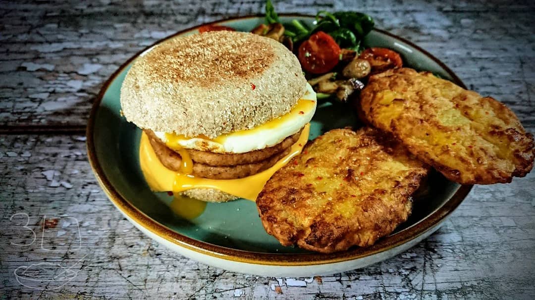 Double Sausage and Egg Mcmuffin Fakeaway