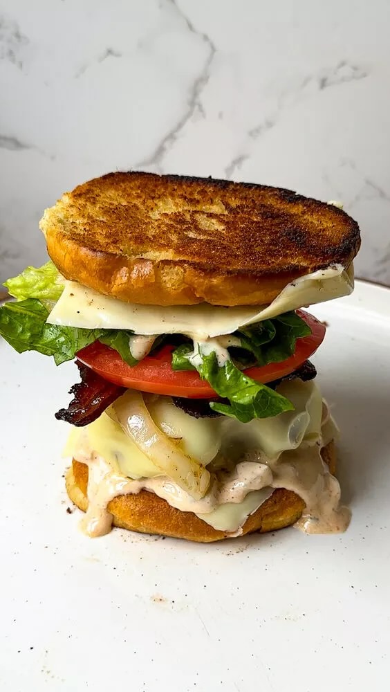 Copycat Five Guys Grilled Cheese Burger