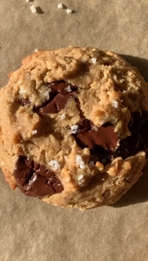 Chocolate Peanut Butter Oat Cookies