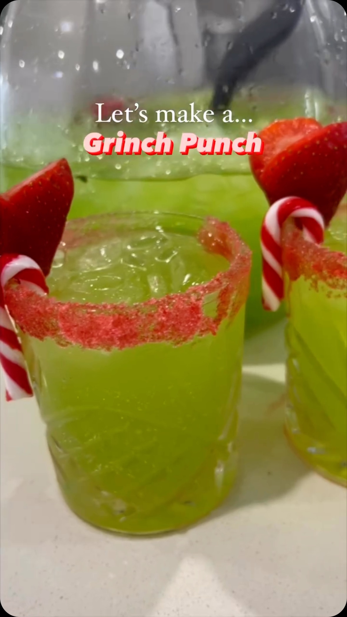 Grinch Punch Holiday Beverage