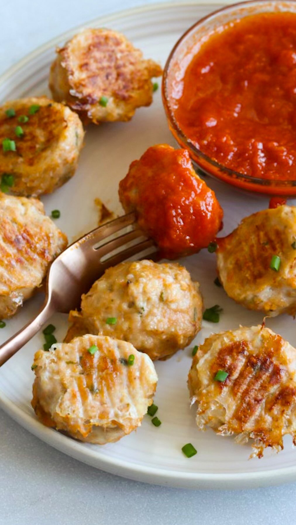 Gluten-Free Baked Chicken Meatballs