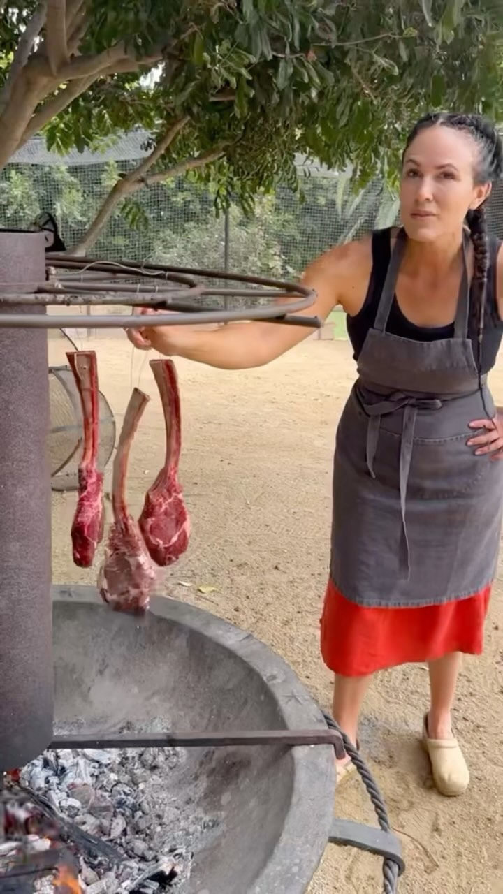 Reverse Seared Steaks Over Open Fire