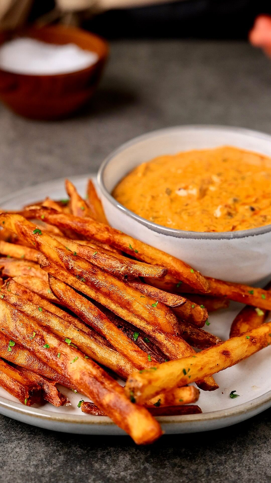 French Fries with Hot Honey Ranch