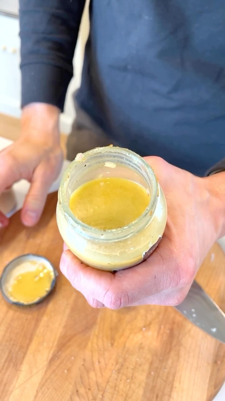 Tangy Mustard Jar Vinaigrette