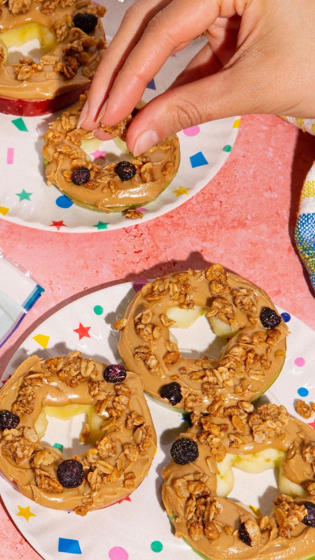 Crunchy Apple Granola Snack Bites